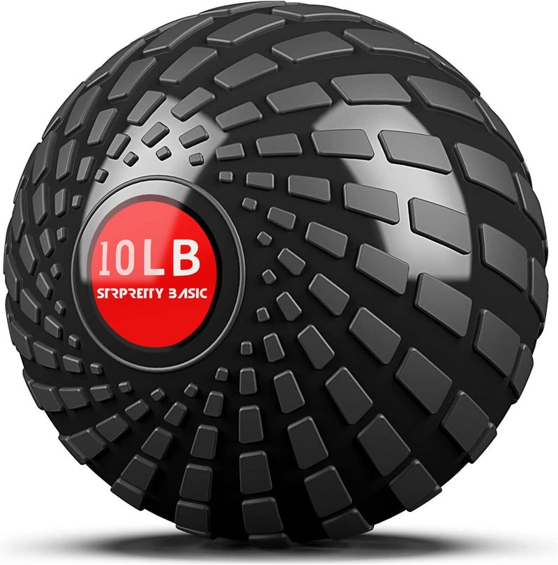 STRPRETTY BASIC Medicine Ball 10 lbs Slam Ball Weighted Balls for Exercise Strength and Crossfit Workout - Image 1